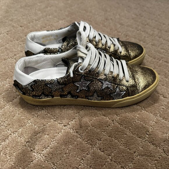 Saint Laurent Court Classic Star Sneakers size 36 - Picture 1 of 8
